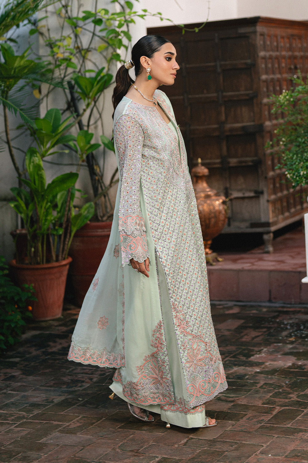 3 Piece Embroidered Chiffon TATIANA - FSU5652