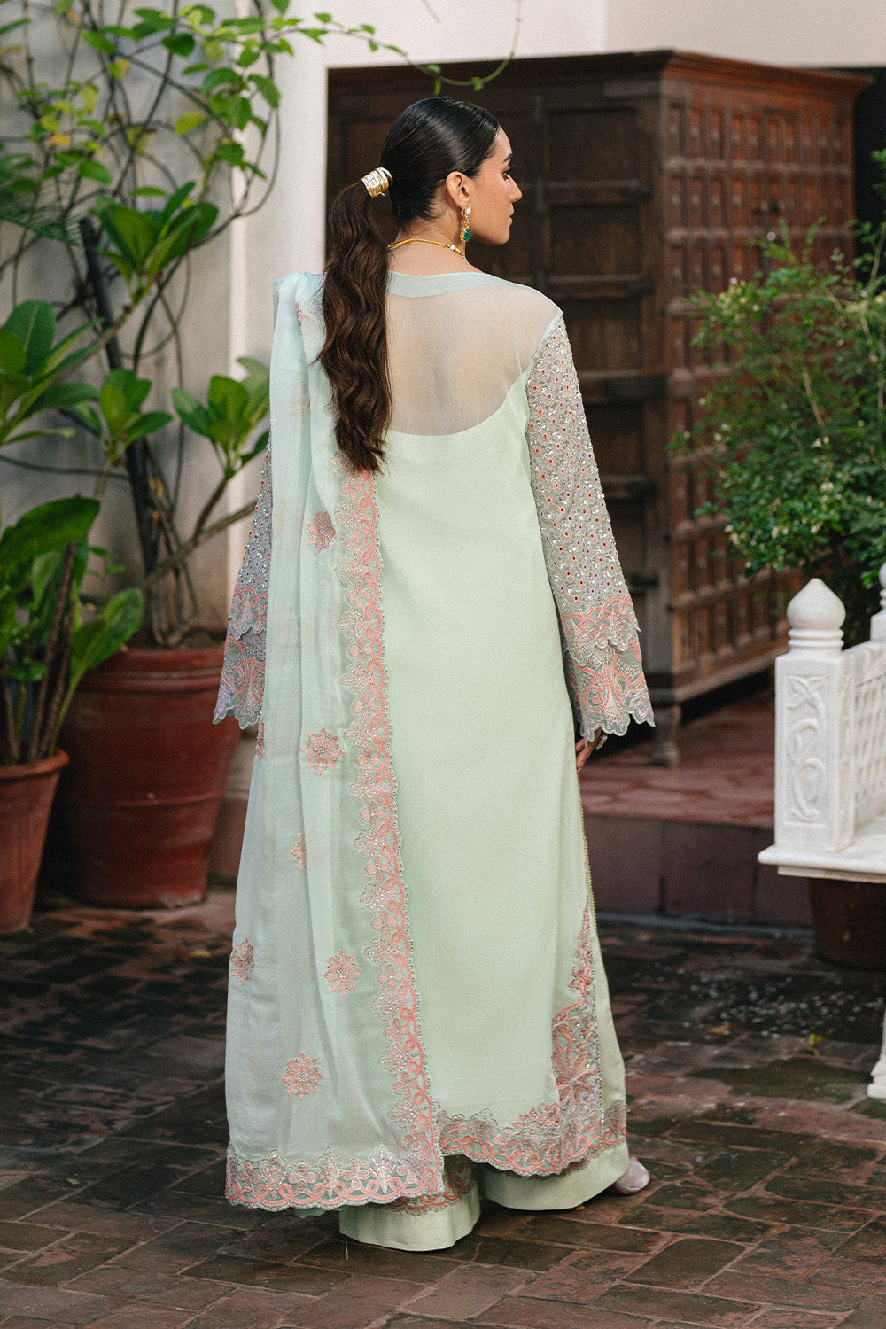 3 Piece Embroidered Chiffon TATIANA - FSU5652