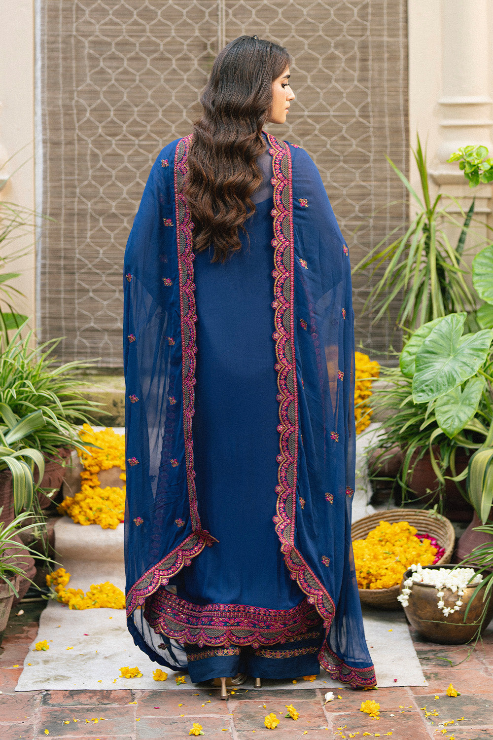 3 Piece Embroidered Chiffon ROKSANA - FSU5653