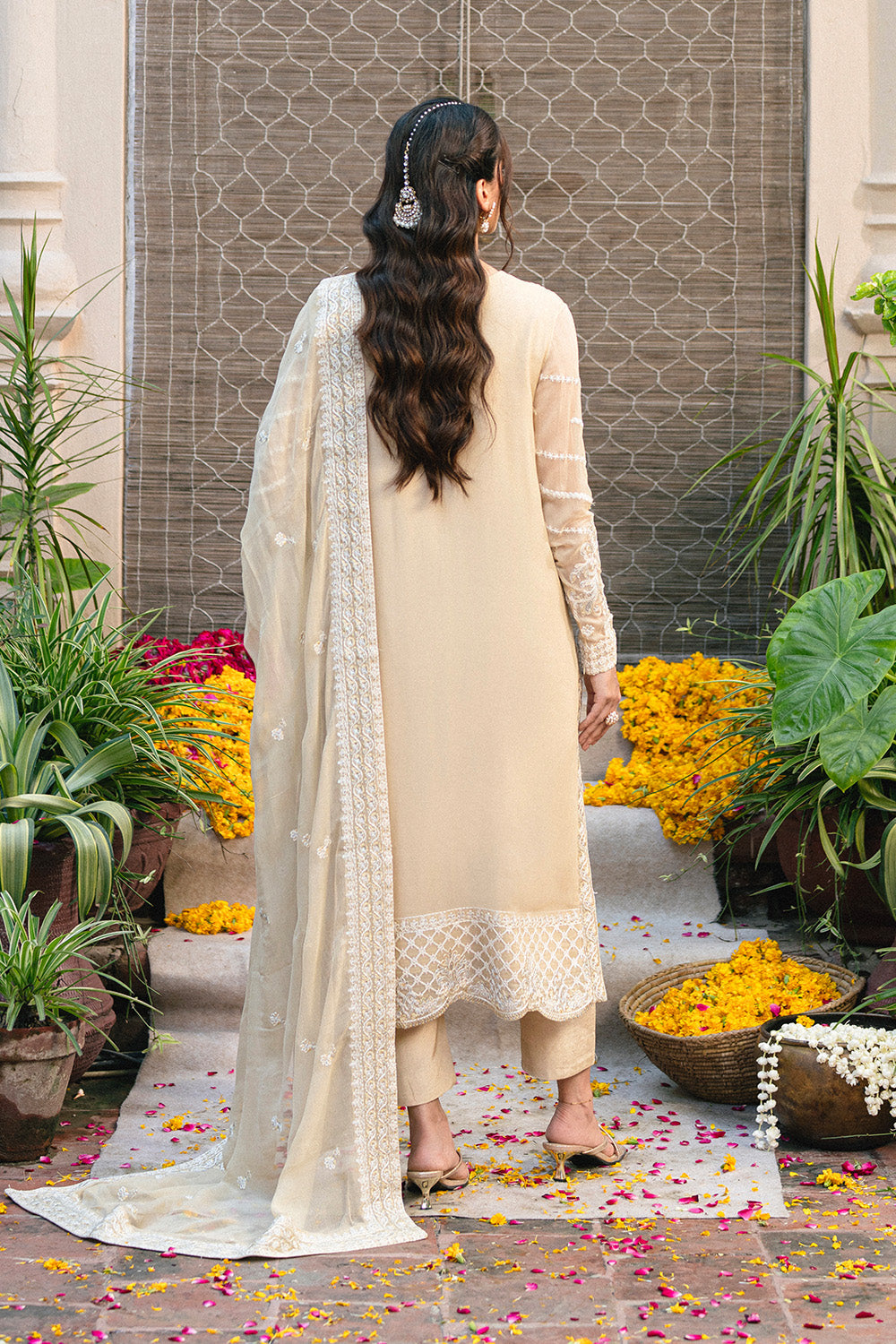3 Piece Embroidered Chiffon ANASTASIA - FSU5655