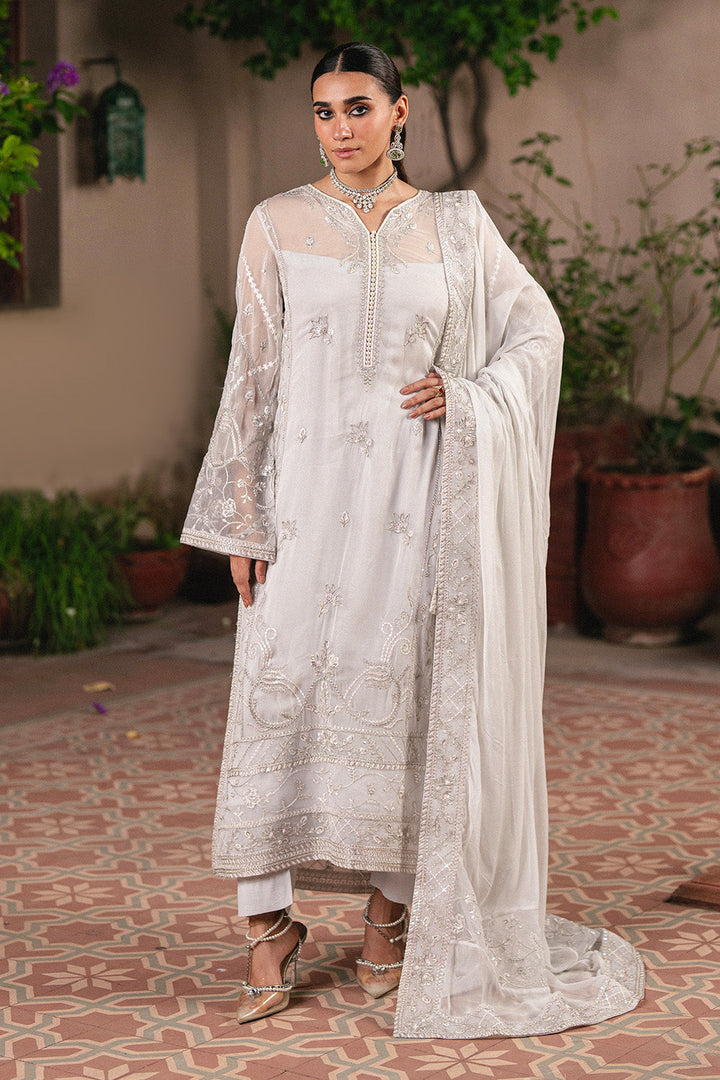 3 Piece Embroidered Chiffon FAINA - FSU5656