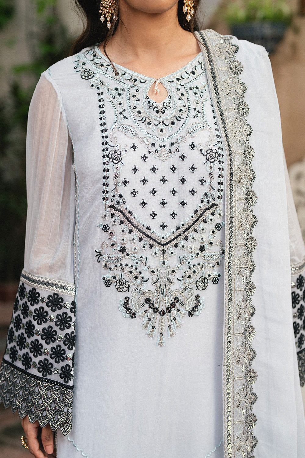 3 Piece Embroidered Chiffon LILIYA - FSU5657