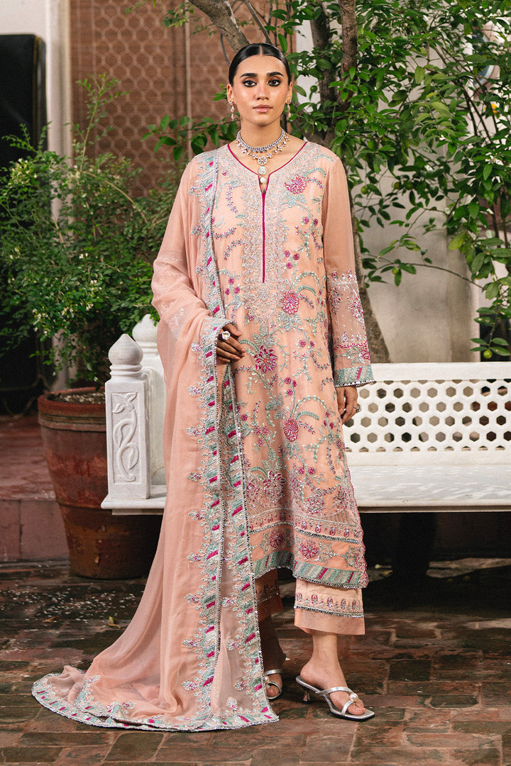 3 Piece Embroidered Chiffon ANYA - FSU5659