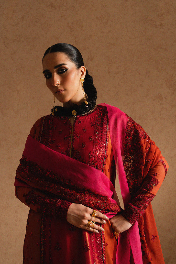 3 Piece Embroirdered Chiffon LEEYLA - FSU5608