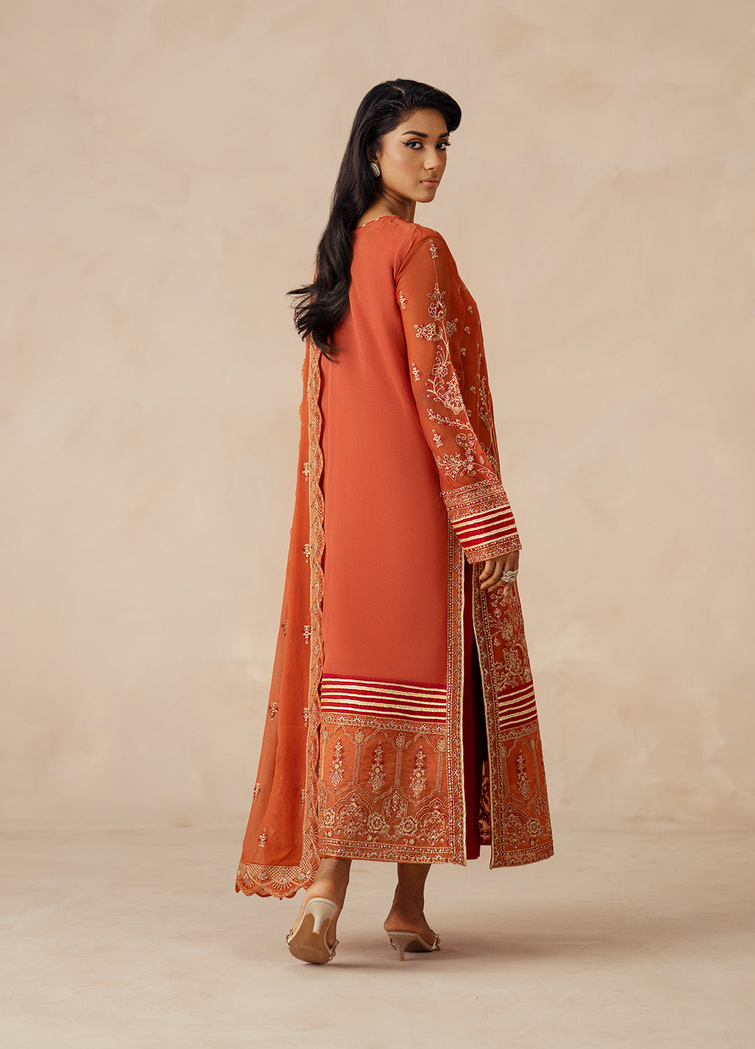 3 Piece Embroidered Chiffon ROYA - FSU5610