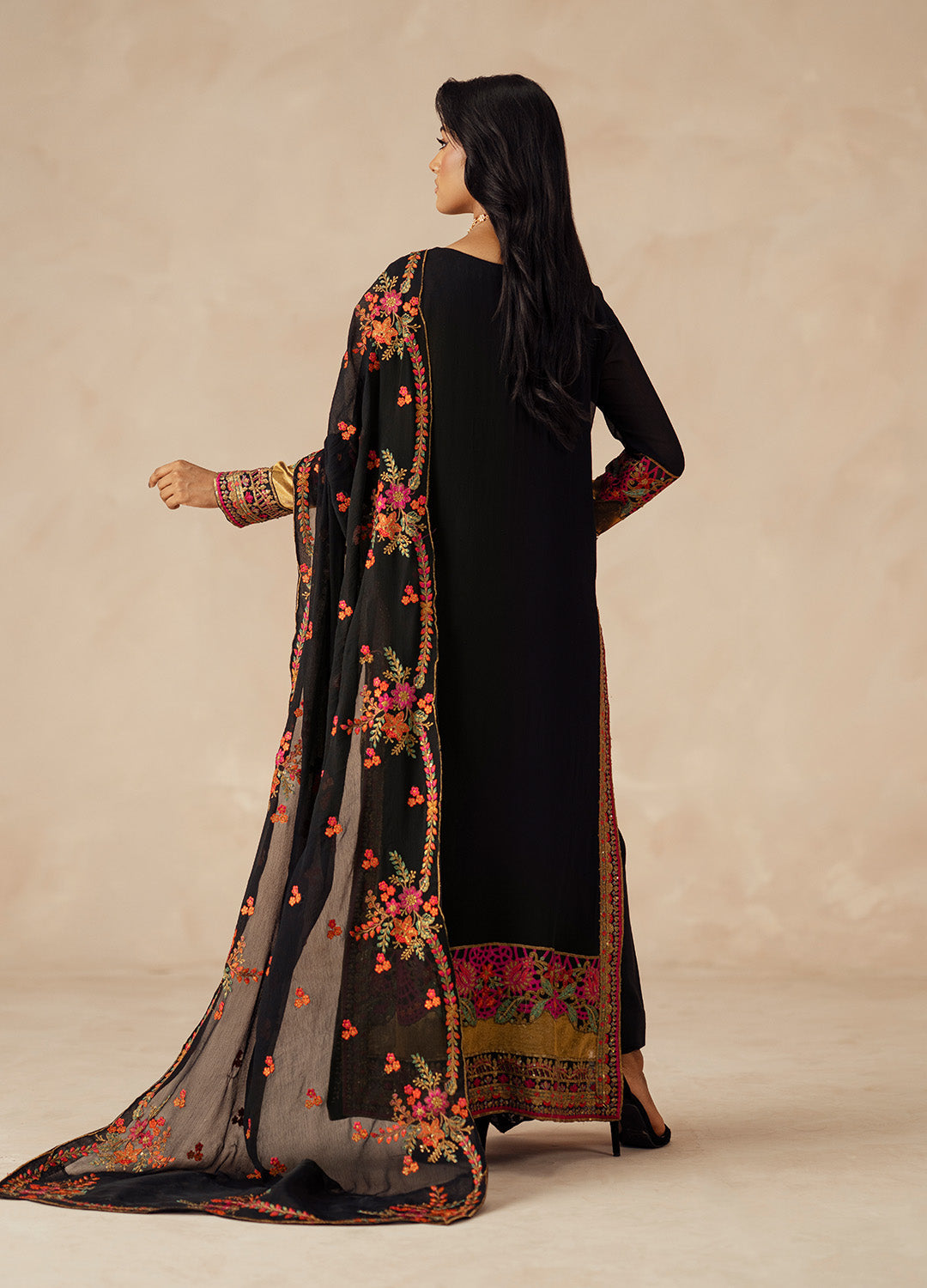 3 Piece Embroidered Chiffon AZILA - FSU5615