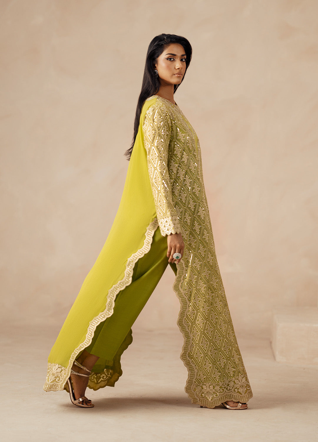 3 Piece Embroidered Chiffon SYRA - FSU5617