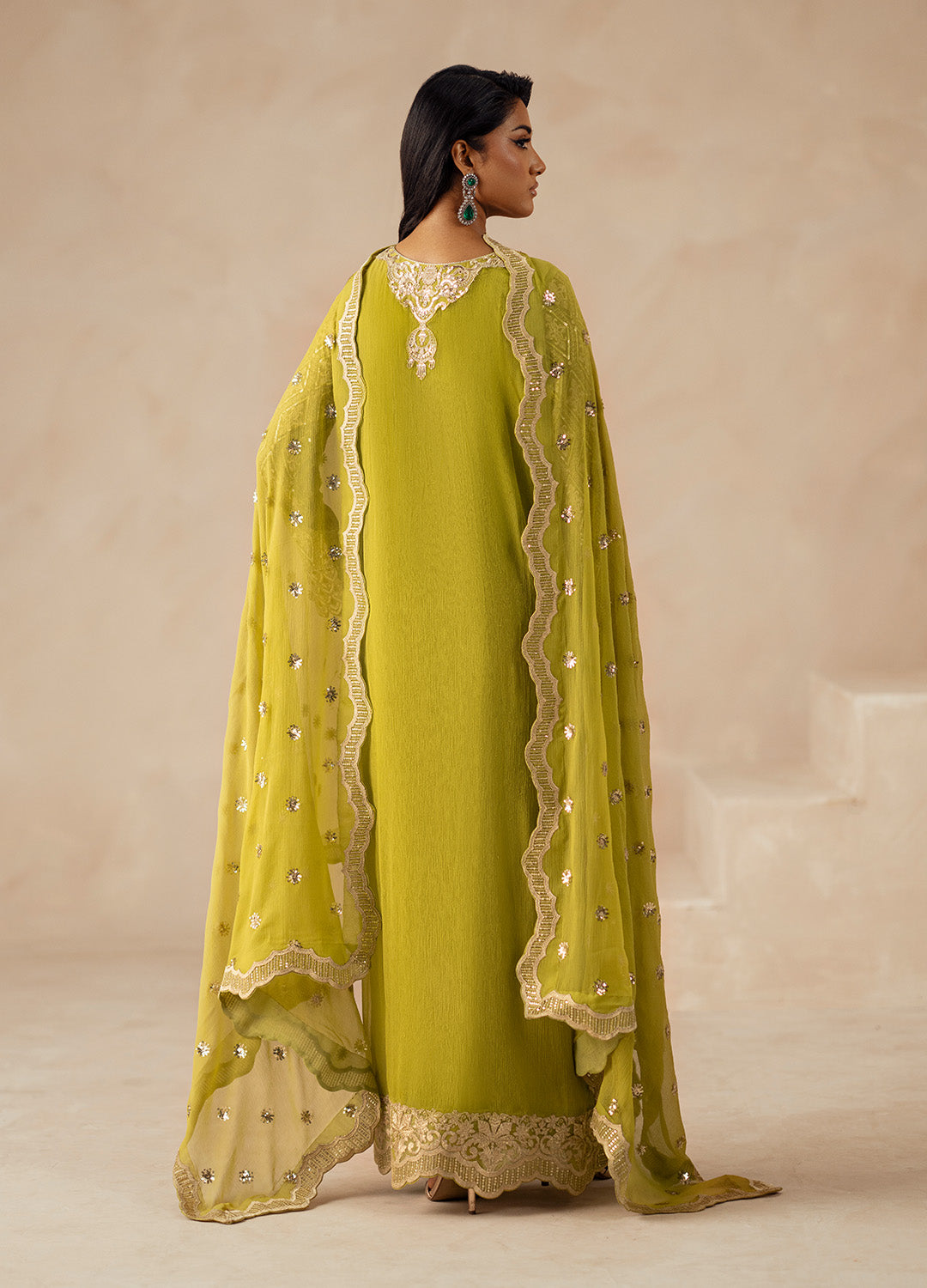 3 Piece Embroidered Chiffon SYRA - FSU5617