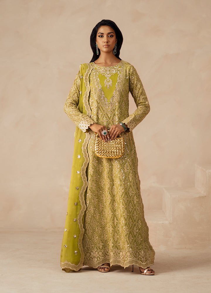 3 Piece Embroidered Chiffon SYRA - FSU5617